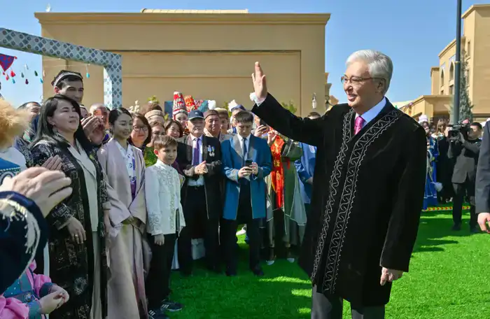 Президент на празднике Наурыз в Алматы
