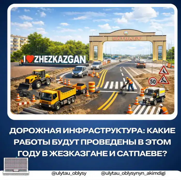 Дорожная инфраструктура: какие работы будут проведены в этом году в Жезказгане и Сатпаеве?