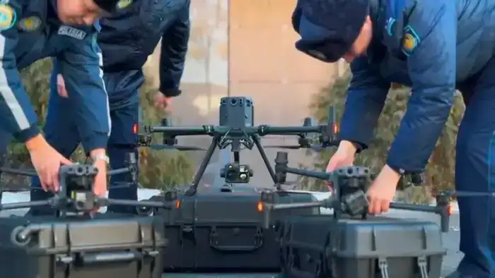 Дроны обеспечивают безопасность в Жетысу