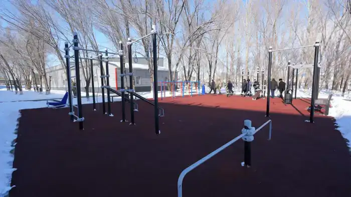 В селе Сарыозек начала работу обновленная пожарная часть (10)