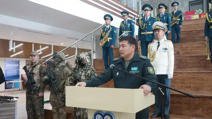 Весенний призыв: в Туркестанской области отправили первую команду новобранцев в Пограничную службу (4)