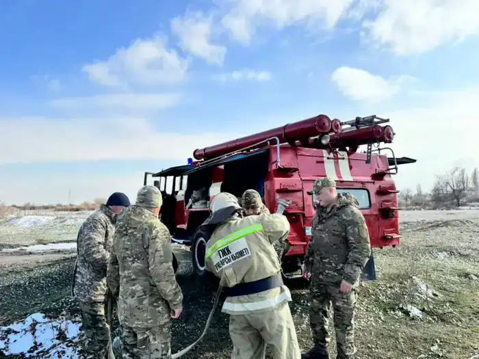 Пожаротушение в Жамбылской области безопасность сельских населённых пунктов