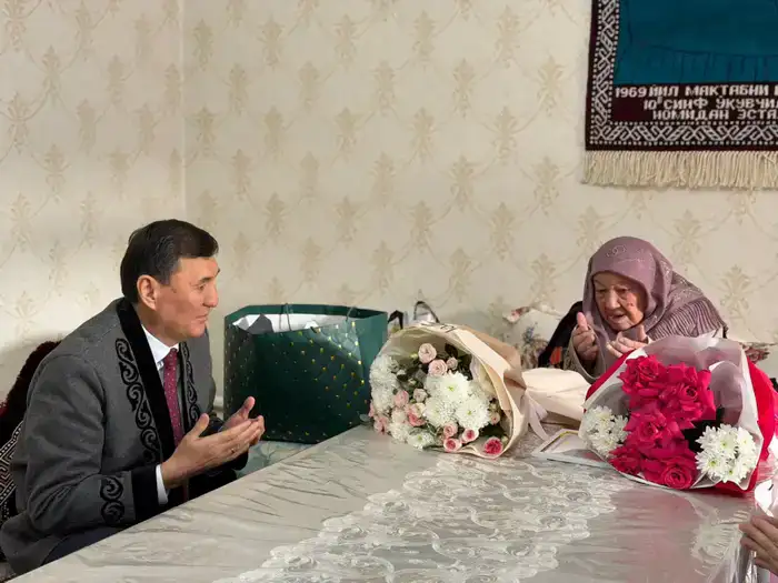 Педагог Гульсин Ибрагимова 101 лет 44 года работы в Туркестане