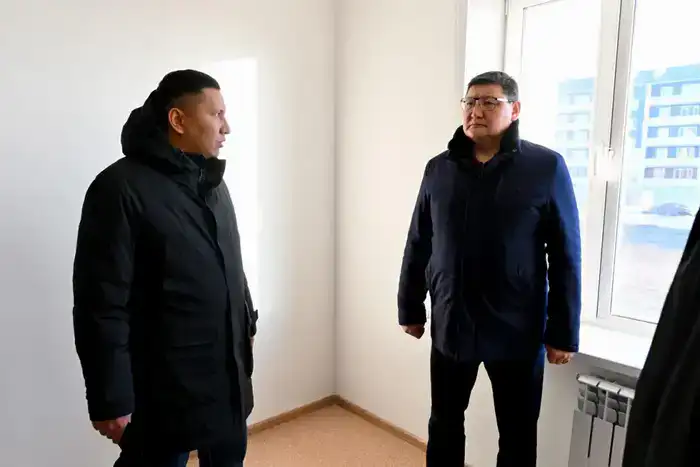 Аким области проверил участки, подверженные риску подтопления, в городе Аягоз (9)