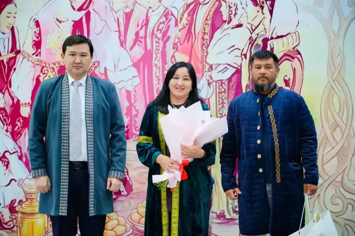 «Семья - сокровище нации»: в Астане молодые пары заключили брак в день семьи (9)