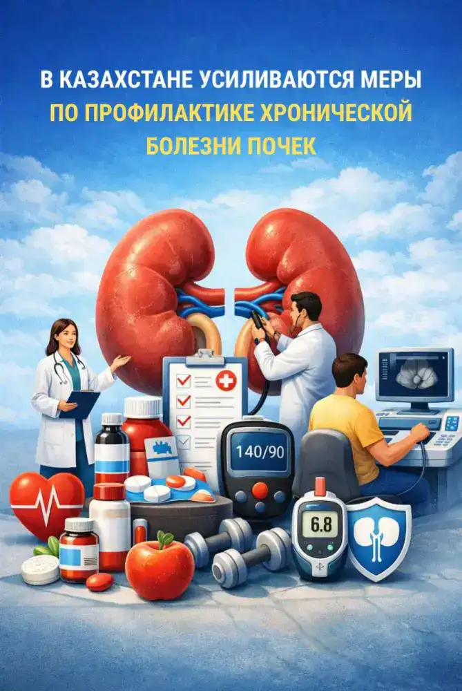 Забота о почках: Казахстан строит щит против хронических болезней