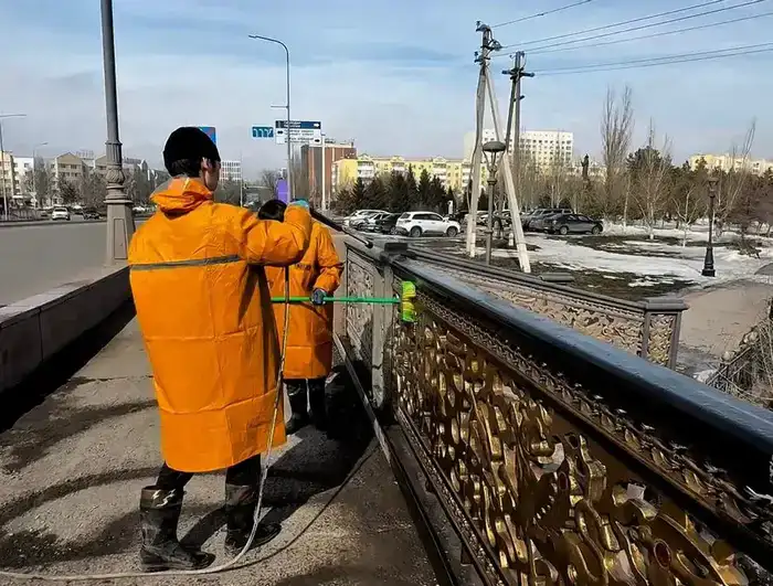 Генеральная уборка проводится в Астане (10)