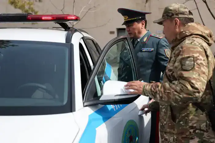 Нацгвардия получает новые автопатрули в Алматы и Туркестане перед Наурызом