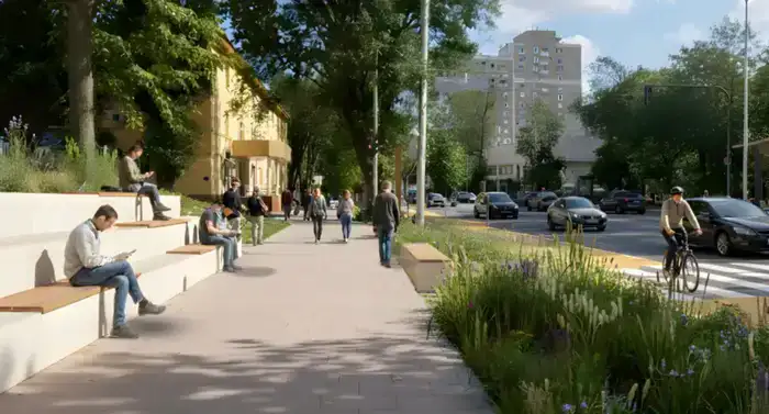 Обновление улицы Сатпаева в Алматы создание комфортного общественного пространства