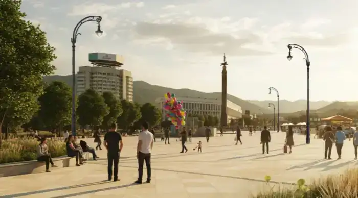 Улицу Сатпаева в Алматы обновят по международным стандартам (2)