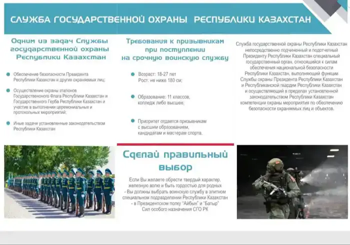 В Казахстане проводится отбор призывников на воинскую службу в ряды Службы государственной охраны РК (2)
