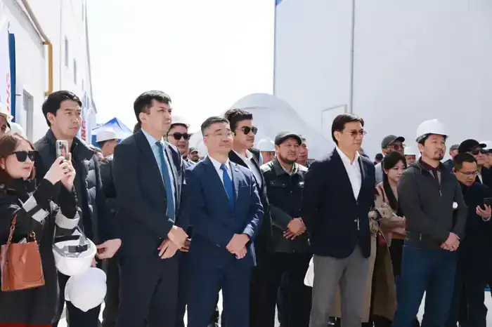 Производство мраморной муки и сухих строительных смесей запустили в Жамбылской области (3)