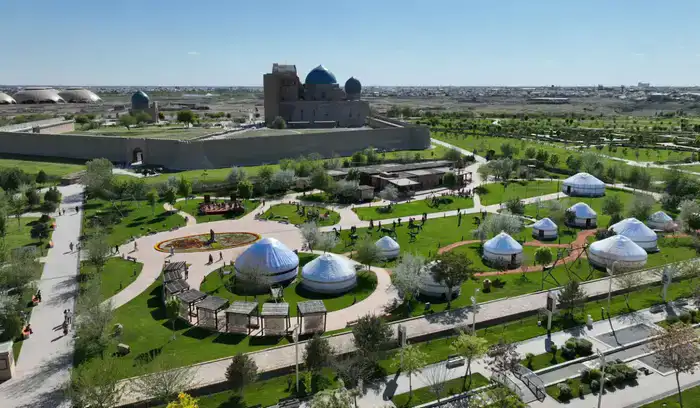 В КАНУН НАУРЫЗА ВСЕ ОТЕЛИ ТУРКЕСТАНА ЗАПОЛНЕНЫ ТУРИСТАМИ (4)