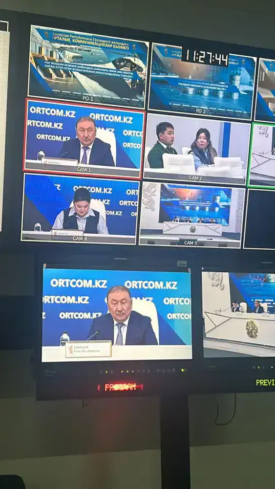 Председатель Рахат Токбаев выступил на брифинге на площадке СЦК (3)
