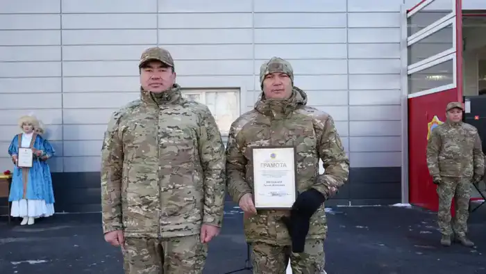 В селе Сарыозек начала работу обновленная пожарная часть (7)