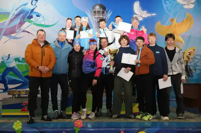 Сборная Восточно-Казахстанской области одержала победу на чемпионате РК по биатлону среди юношей и девушек