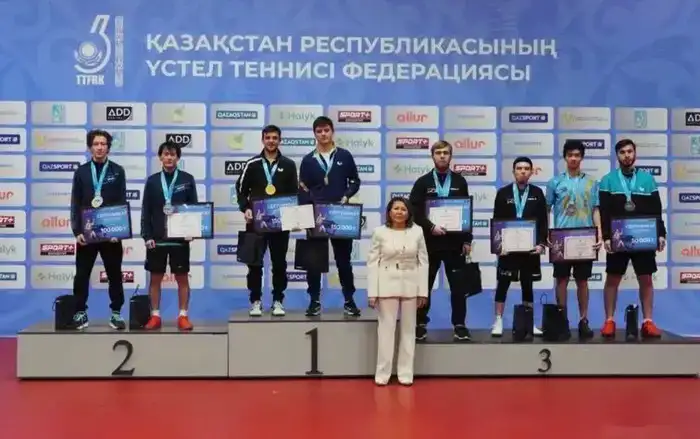 Алматинские спортсмены стали победителями чемпионата Казахстана по настольному теннису (3)