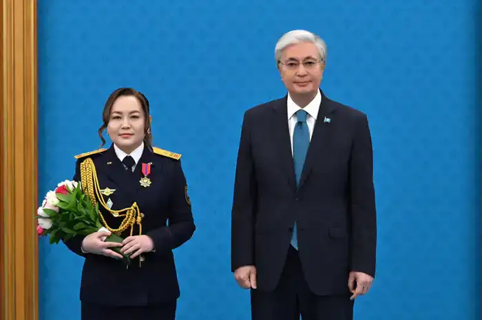 Сотрудницы МЧС Казахстана награждены государственными наградами в канун Международного женского дня (4)