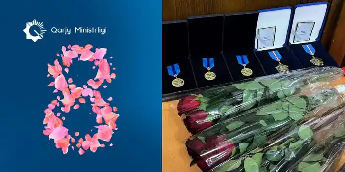 Сотрудницам Министерства финансов РК вручены государственные награды (5)