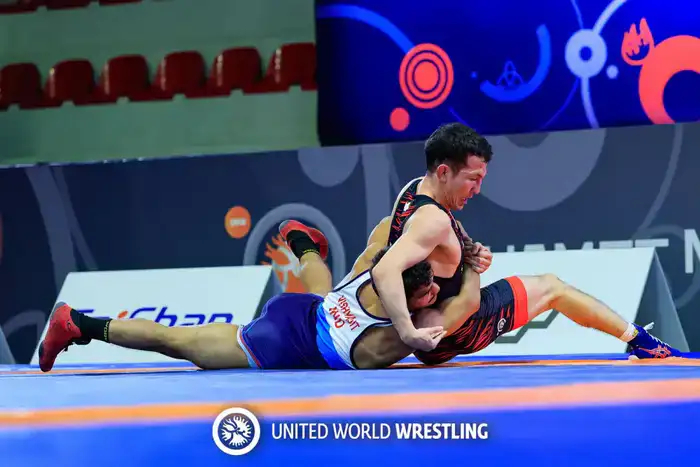 Столичный борец Марлан Мукашев стал бронзовым призером международного турнира