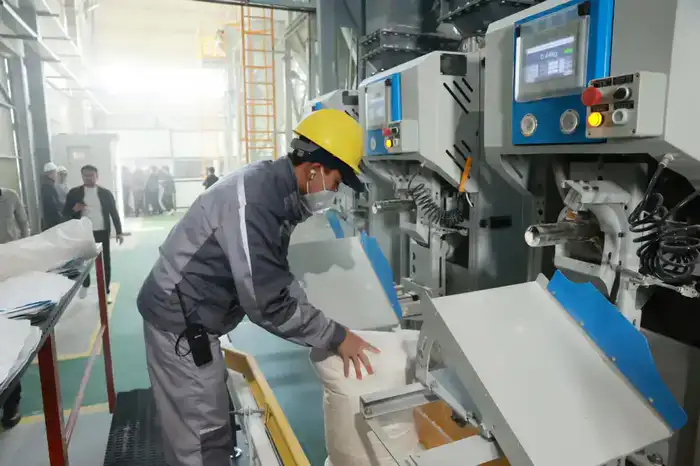 Производство мраморной муки и сухих строительных смесей запустили в Жамбылской области (5)