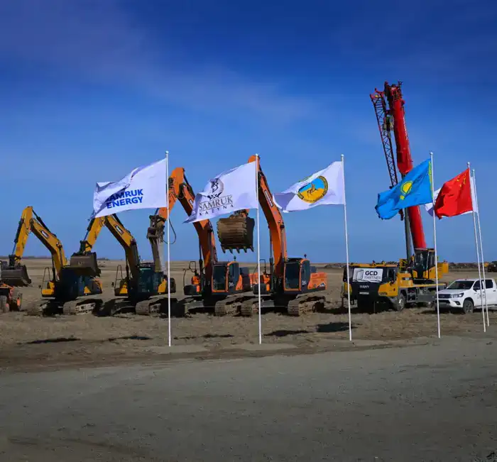 В Павлодарской области дан официальный старт реализации одного из крупнейших энергетических проектов Казахстана - строительства ветровой электростанции мощностью 1 ГВт с системой накопления энергии (8)