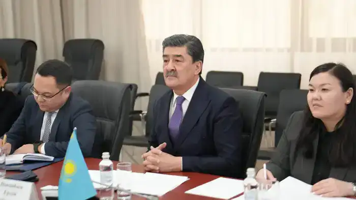 Встреча с Чрезвычайным и Полномочным Послом Кыргызской Республики в Республике Казахстан (2)