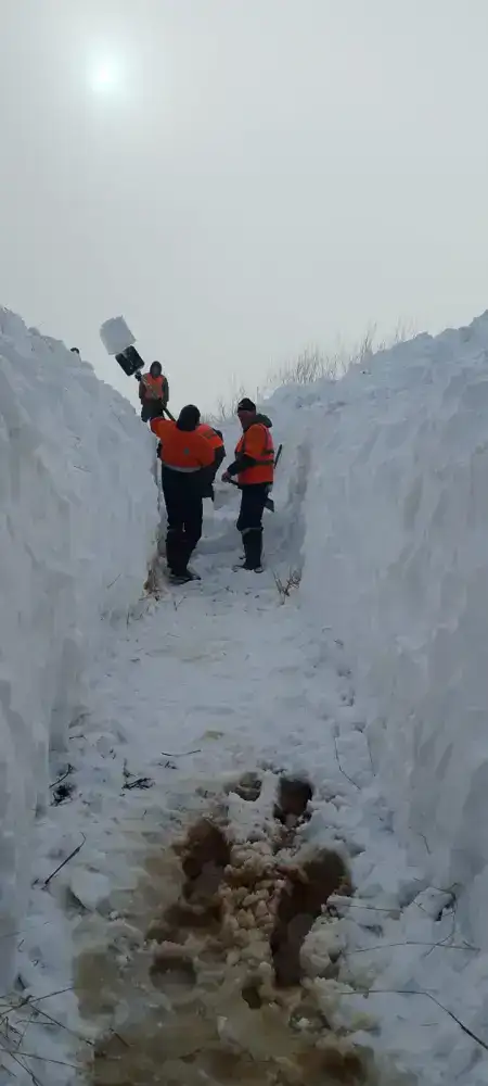 Готовность железнодорожной инфраструктуры к паводкам проверена в Акмолинской области (5)