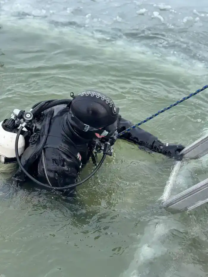 Современные технологии на воде: учения с подводным дроном в СКО (2)