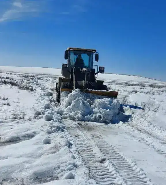 К жителям Карагандинской области обратились из-за резкого таяния снега (5)