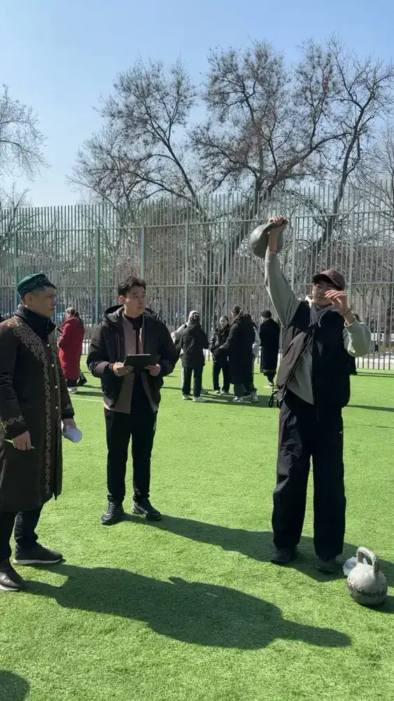 Фестиваль национальных видов спорта в Алматы: соревнования по асык ату и армрестлингу