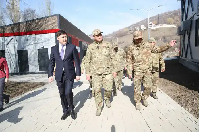 В горах Алматы Глава МЧС открыл уникальный спасательный комплекс (5)