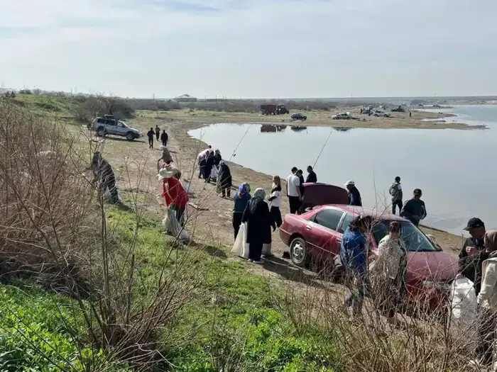 Туркестан: Очистка водохранилища "Шардара"