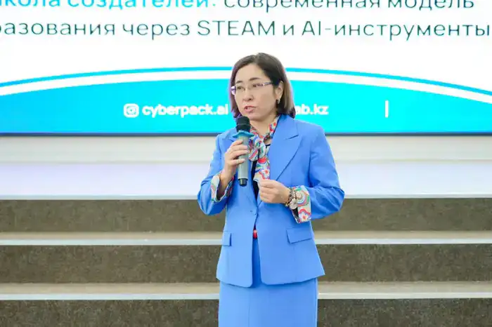 В столичной школе презентовали новую модель образования, основанную на STEAM и ИИ (7)