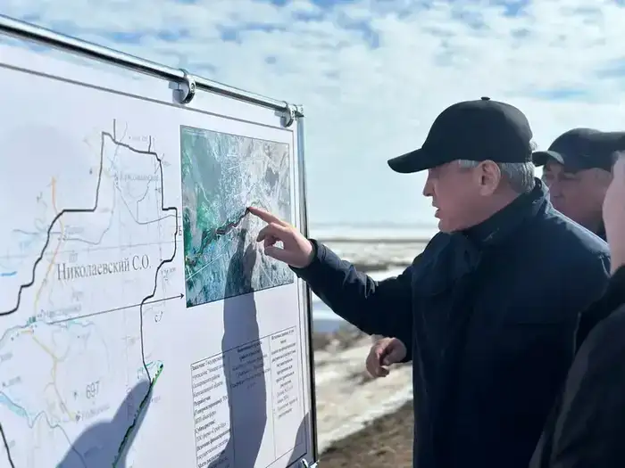 К жителям Карагандинской области обратились из-за резкого таяния снега (6)