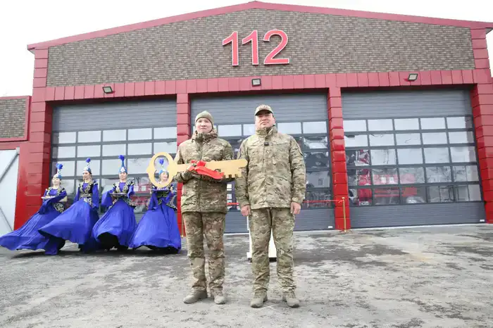 Чингис Аринов открыл первый в Казахстане пожарно-спасательный комплекс нового формата (9)