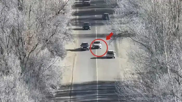 Дроны фиксируют 59 случаев выезда на встречную полосу в Алматинской области