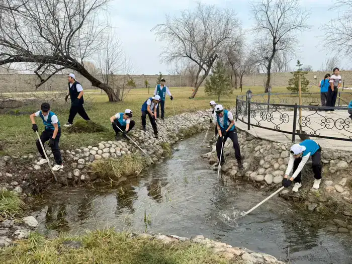 Юные казахстанцы принимают участие в республиканской акции «Мөлдір бұлақ» (7)