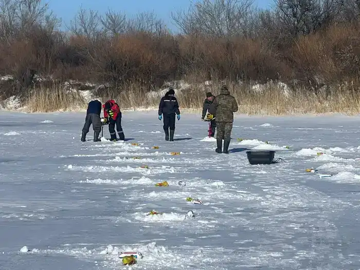 На реках Карагандинской области начались взрывные работы (6)