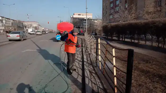 Генеральная уборка проводится в Астане (5)