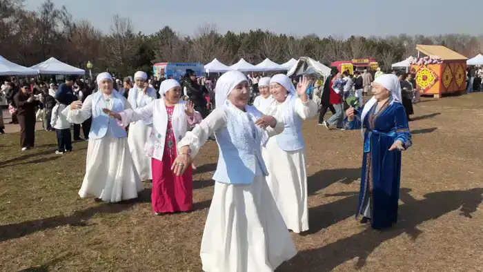 Самый большой шанырак: в Алматы в дни Наурыза установлен мировой рекорд (6)