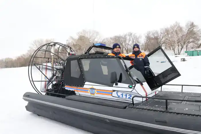 Спасатели Павлодара отработали спасение рыбака