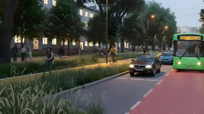 Улицу Сатпаева в Алматы обновят по международным стандартам (4)