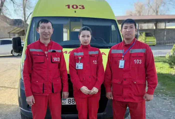 Скорой помощи удалось вытянуть жизнь из ловушки сладкого ужаса в Туркестанской области