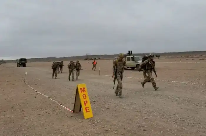 В учебном центре «Коктал» проходят сборы подразделений Десантно-штурмовых войск (2)