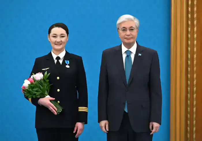 Сотрудницы МЧС Казахстана награждены государственными наградами в канун Международного женского дня