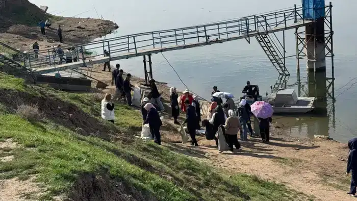 ТУРКЕСТАН: В РАМКАХ АКЦИИ «МӨЛДІР БҰЛАҚ» ПРОВЕДЕНЫ РАБОТЫ ПО ОЧИСТКЕ ТЕРРИТОРИИ ВОДОХРАНИЛИЩА «ШАРДАРА» (3)