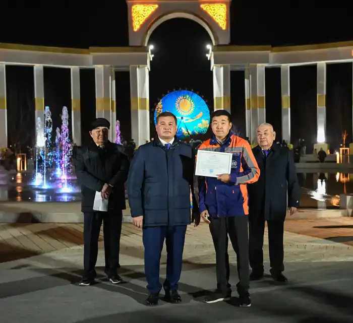 В Кызылорде сдан в эксплуатацию реконструированный Президентский парк (8)