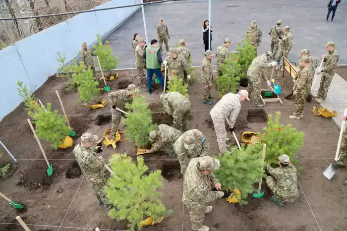 «Тазару күні»: МЧС озеленяет подразделения по всей стране (3)