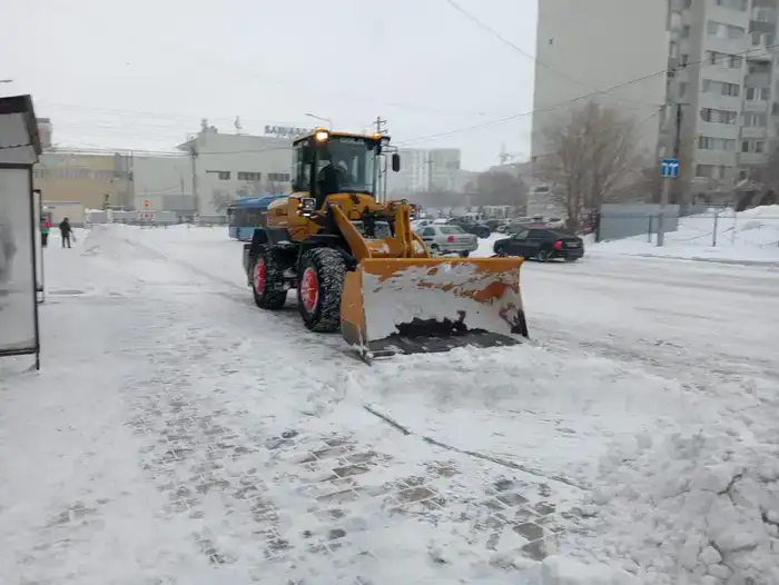 Десятки тысяч кубометров снега вывезли из столицы прошлой ночью (10)